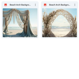 Ultimate Beach Arch Background Bundle