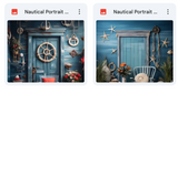 Ultimate Nautical Portrait Background Bundle