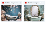 Ultimate Bathtime Background Bundle