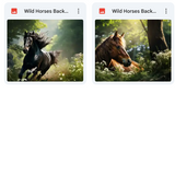 Ultimate Wild Horses Background Bundle