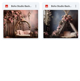 Ultimate Boho Studio Background Bundle