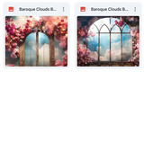 Ultimate Baroque Clouds Background Bundle