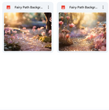 Ultimate Fairy Path Background Bundle