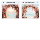 Ultimate Beach Wedding Arches Background Bundle