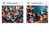 Ultimate Butterfly Cluster Background Bundle