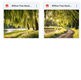 Ultimate Willow Tree Background Bundle