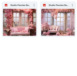 Ultimate Studio Peonies Background Bundle