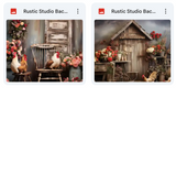 Ultimate Rustic Studio Background Bundle