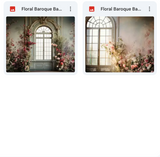 Ultimate Floral Baroque Background Bundle