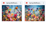 Ultimate Spring Wildflowers Portrait Background Bundle