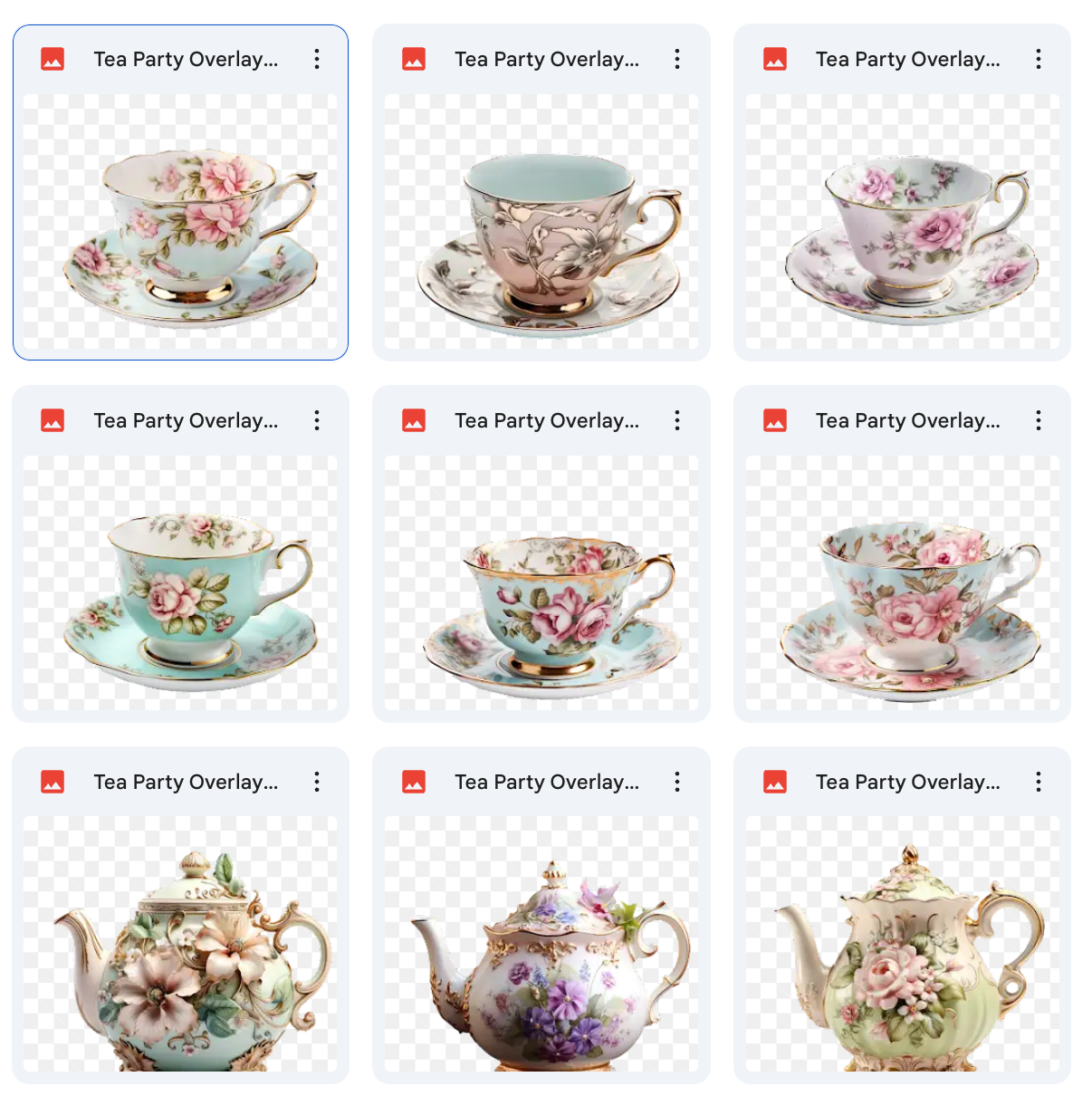 Tea Party Background, Overlays, Subject, & Brushes Asset Pack – Meg ...