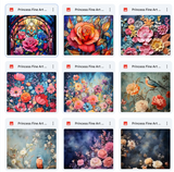 Princess Fine Art Background & Portrait Asset Pack