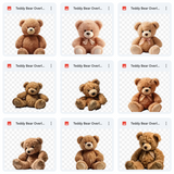 Teddy Bear Picnic Background & Overlay Asset Pack