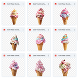 Ice Cream Truck Background & Overlay Asset Pack