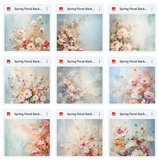 Spring Fine Art Background & Subject Asset Pack