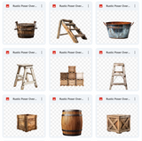 Rustic Barn Background & Overlay Asset Pack