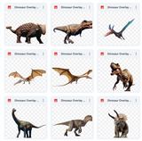 Jurassic Background & Overlay Asset Pack