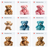 Teddy Bear Picnic Background & Overlay Asset Pack