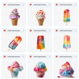 Ice Cream Truck Background & Overlay Asset Pack