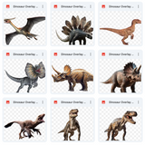 Jurassic Background & Overlay Asset Pack