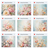 Spring Fine Art Background & Subject Asset Pack