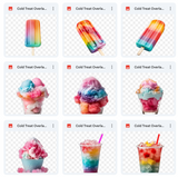 Ice Cream Truck Background & Overlay Asset Pack