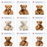 Teddy Bear Picnic Background & Overlay Asset Pack