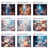 Fine Art Fairy. Background & Portrait Asset Pack