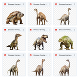 Jurassic Background & Overlay Asset Pack