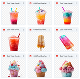 Ice Cream Truck Background & Overlay Asset Pack