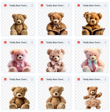 Teddy Bear Picnic Background & Overlay Asset Pack