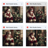 Rich Studio Santa Background Bundle