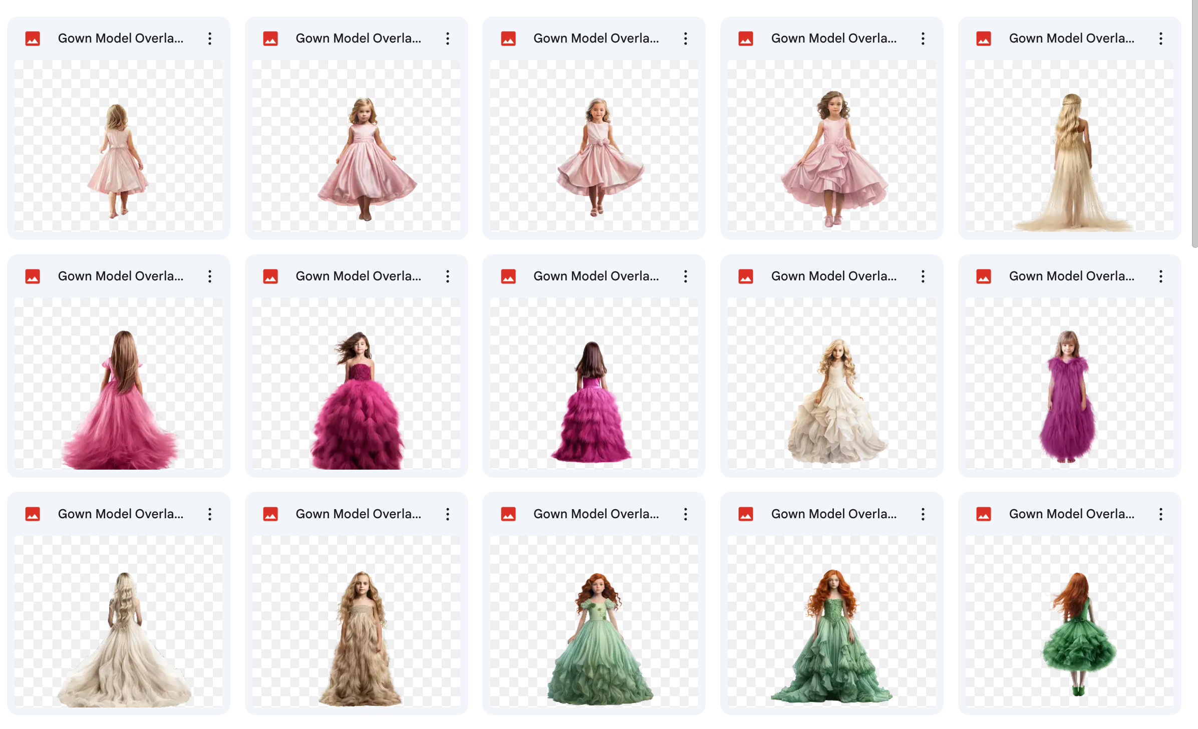 Gorgeous Gown Models Asset Pack - Meg Bitton Productions