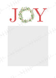 Holly Christmas Card Template #3