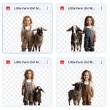 Magical Little Farm Girl Model Overlays