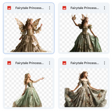 Magical Fairytale Princess Model Overlays