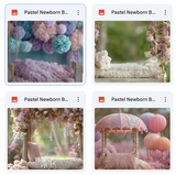 Pastel Newborn Background Bundle