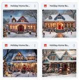 Holiday Home Background Bundle