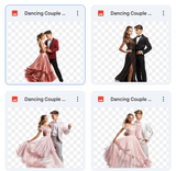 Magical Dancing Couple Model Overlays