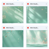 Mint Dream Studio Background Bundle