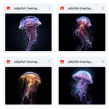 Magical Jellyfish Overlays