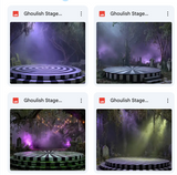 Ghoulish Stage Background Bundle