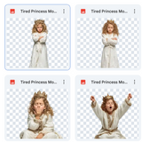 Magical Tired Princess Model Overlays