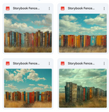 Storybook Fence Background Bundle
