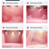 Pink Dream Studio Background Bundle