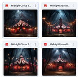 Midnight Circus Background Bundle