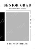 Black and White Senior Template #3