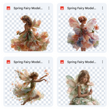 Magical Spring Fairy Model Overlays