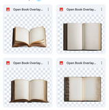Magical Open Book Overlays