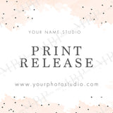 Square Print Release Template #1